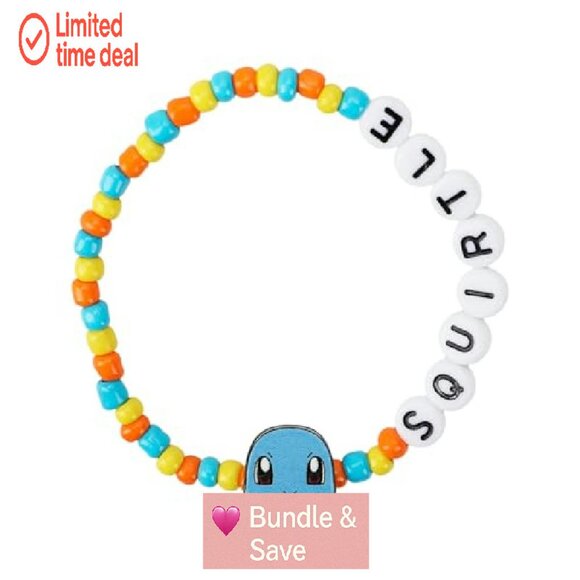 Pokémon 5-Piece Stretchy Beaded Bracelet Set with Character Charms - Picture 5 of 7